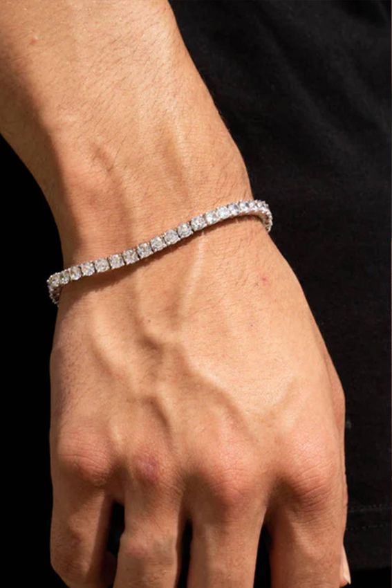 Lab Grown Diamond Bracelet for Men